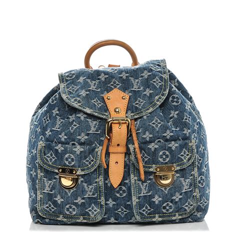 louis vuitton sac a dos denim